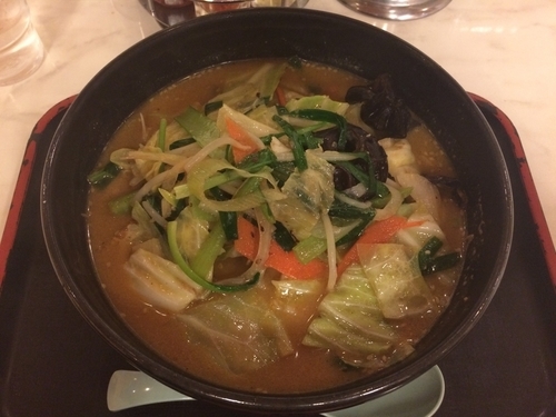 「特盛ミソ野菜ラーメン」@珍来 みらい平店の写真