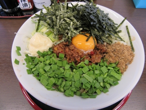 「台湾まぜそば（８２０円）」@麺屋 元の写真