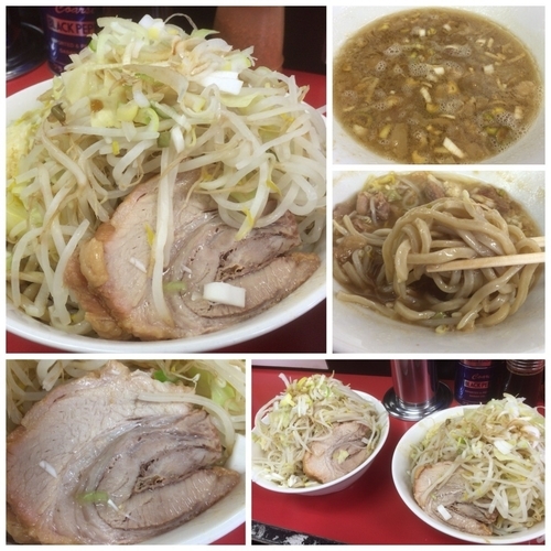 「つけめん（中） 850円（ヤサイ・ニンニク・ネギ）」@ラーメン一心の写真