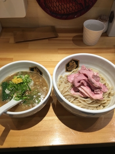「濃厚真鯛つけめんと雑炊セット」@真鯛らーめん 麺魚の写真