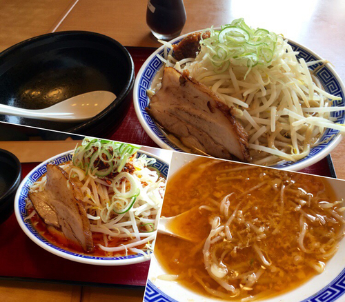 「富士ラーメン 醤油味 ¥780 / 富士ラーメン 味噌味唐辛子 」@優勝軒 麺や十兵衛 所沢店の写真