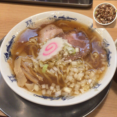 「煮干そば＋肉めし（690円＋150円）」@煮干そば 流。の写真