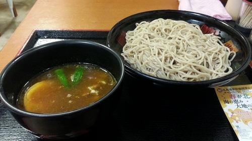 「（限定）スープカレーつけ蕎麦+大盛り」@いろり庵きらく Dila拝島店の写真