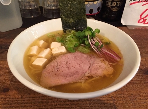 「あっさり飯野（塩煮干）」@ラーメン酒場 晴江戸の写真