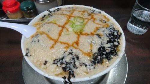 「岩のりらーめん(鬼油・玉ねぎ増)」@らーめん潤 蒲田店の写真