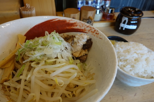 「塩油そば（平打ち）500円」@めん処 麒麟児 KIRINJIの写真