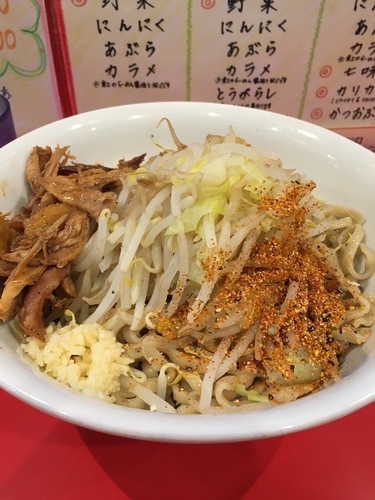 「つけ麺300g800円+鶏ほぐし50円」@麺屋 桐龍の写真