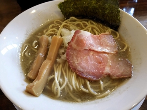 「濃厚煮干しそば(800円)＋和え玉(150円)」@活龍煮干そば専門店 にぼしのなみの写真