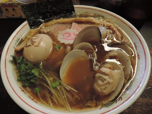 「にぼぐり中華そば」@麬にかけろ 中崎壱丁 中崎商店會1-6-18号ラーメンの写真