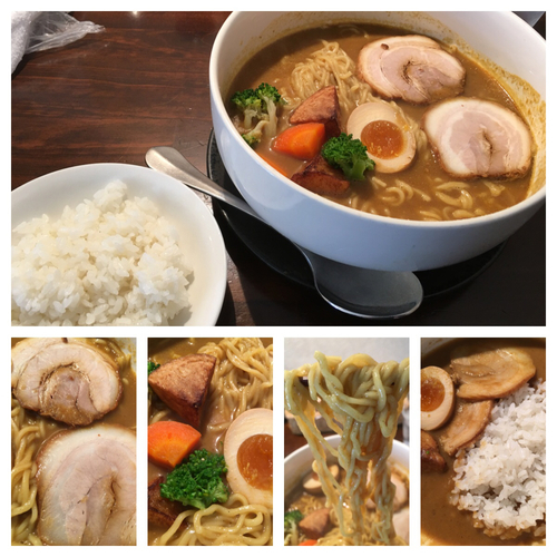 「カリ〜ら〜麺 大盛り 918円クーポンで100円引 818円」@バルム食堂の写真