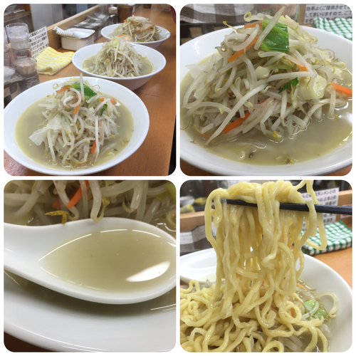 「鶏塩タンメン¥750」@富白 御徒町本店の写真