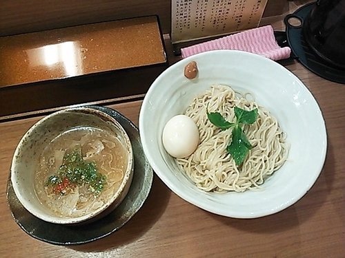 「鯛塩つけ麺（中）」@鯛塩そば 灯花 本店の写真