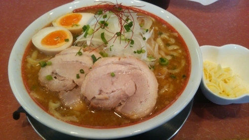 「カレー味噌ラーメン Wチーズ \940」@麺屋 喜乃助の写真