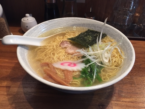 「塩そば」@泉岳寺 らーめん徳の写真