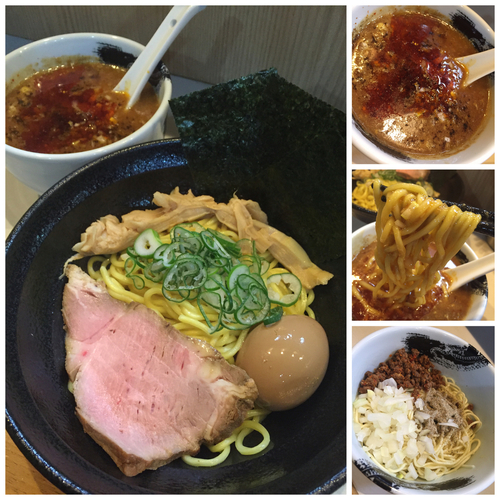 「【気まぐれ限定】辛い味噌つけ麺＋専用替え玉」@麺屋 扇 SENの写真