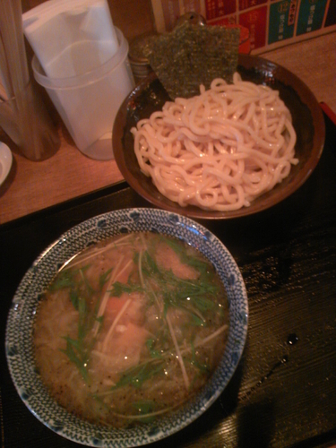 「塩つけ麺（並）７８０円」@大衆らーめん酒場 桔梗の写真