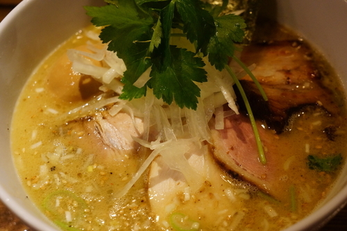 「鴨の濃い出汁そば＋特製＋大盛」@神田とりそば なな蓮の写真