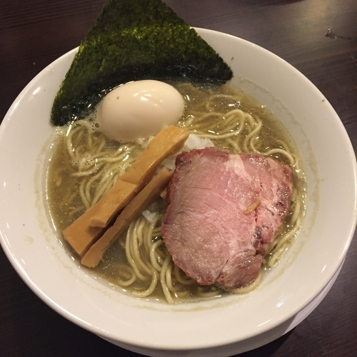 「純煮干しそば ＋和え玉」@活龍煮干そば専門店 にぼしのなみの写真