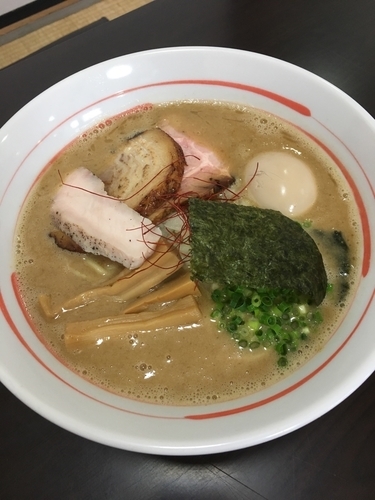 「味玉海老むじゃきそば」@麺屋 むじゃきの写真