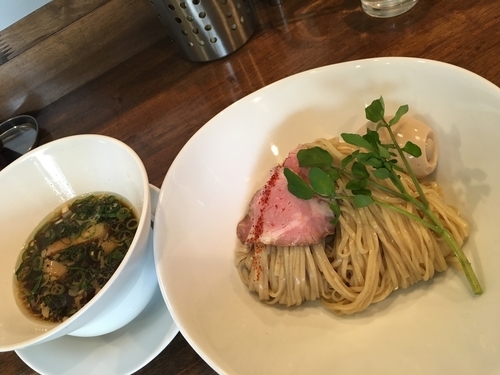 「醤油つけ麵 800円」@創作麺工房 鳴龍の写真