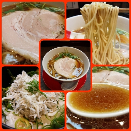 「【コラボ限定】呉つ葉そば＋しらすネギ丼」@柳麺 呉田-goden-の写真