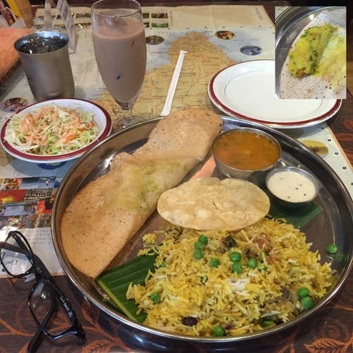 「ドーサ＆ビリヤーニセット」@ケララバワンの写真