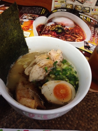 「濃厚鶏ポタそば」@龍門瀑の写真