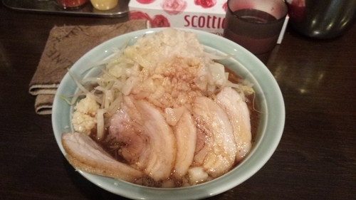 「あかつき麺680円＋豚追加200円」@麺や あかつきの写真