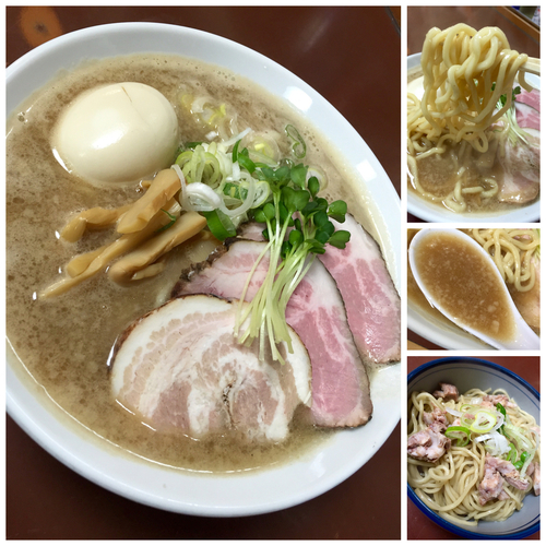 「【夜の部限定】イカと豚骨スープのラーメン￥800＋専用替玉」@ラーメン ひかりの写真