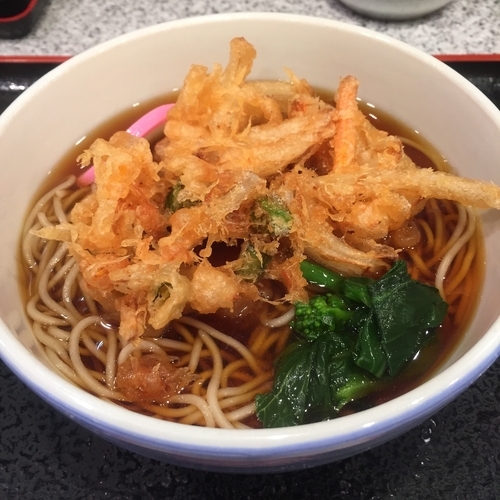 「かき揚げ（￥360）」@小諸そば 神田店の写真