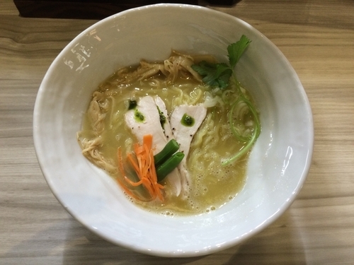 「鶏白Soba」@つくばらーめん 鬼者語 -オニモノガタリ-の写真