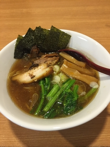「煮干し中華そば 細麺＋のり」@麺屋 鶴と亀の写真