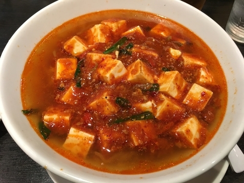 「麻婆豆腐麺（大辛バーション）」@紅福酒家の写真