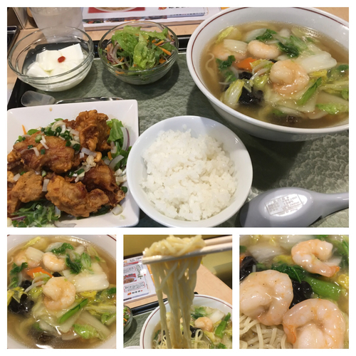 「ディナー限定 お得で嬉しいセットメニュー1280円」@中華 麺食堂 近江の写真