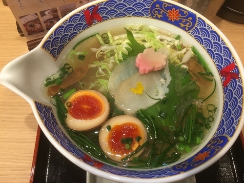 「ふぐだし潮らーめん1000円」@ふぐだし潮 八代目けいすけ 東急プラザ銀座店の写真