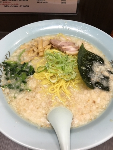 「コテコテ塩ラーメン中盛り」@ラーメンショップ椿 ひたちなか店の写真