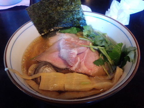 「蛤そば850円」@中華そば 四つ葉の写真