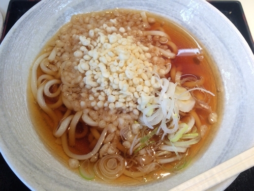 「たぬきうどん【450？円】」@大黒パーキングエリア フードコートの写真