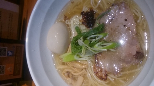 「玉子らぁ麺（汐）」@麺処さざ波の写真
