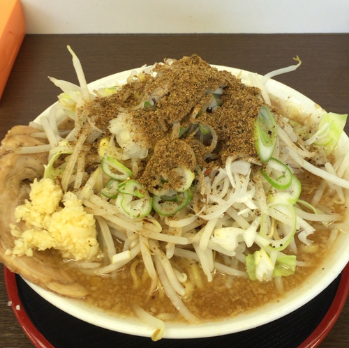 「元節麺＋大盛（820円）」@麺屋 元の写真