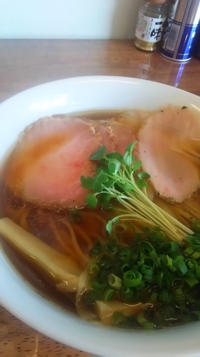 「追い鰹そば(宗田節)大盛り チャーシュー追加」@らあめん忘八の写真