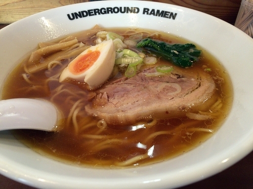 「和風正油ラーメン（７５０円）」@UNDER GROUND RAMENの写真