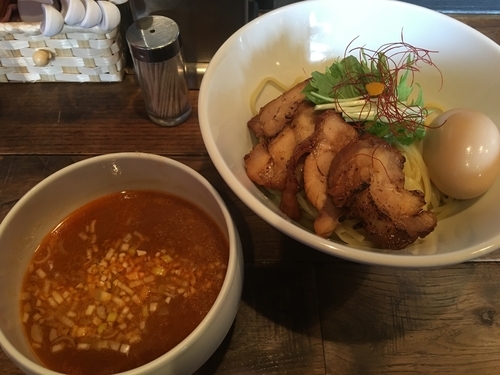 「特製海老つけ麺」@新宿 モモンガの写真