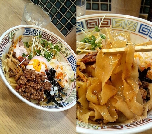 「限定『もつけのピロピロ麺の和えそば(￥800)』」@ほっこり中華そば もつけの写真