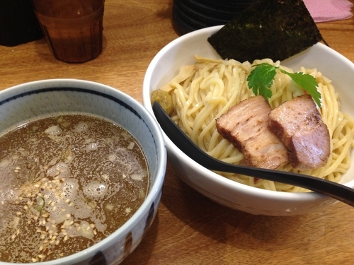 「煮干塩つけ麺（特盛）」@麺風 古都里の写真