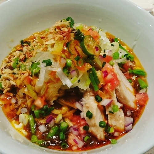 「カレーまぜそば（800円）＋リゾット（200円）」@ajito ismの写真