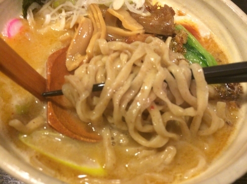 「濃厚花そば（塩）全粒粉太麺」@中華そば 花菱の写真