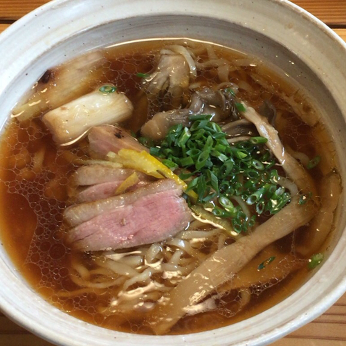 「鴨そば（780円）」@はりけんラーメン 南店の写真