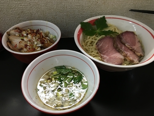 「アゴ細つけめん」@自家製麺SHINの写真