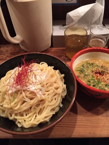 「辛味噌つけ麺 810円」@つけめんらぁめん六朗 名掛丁店の写真
